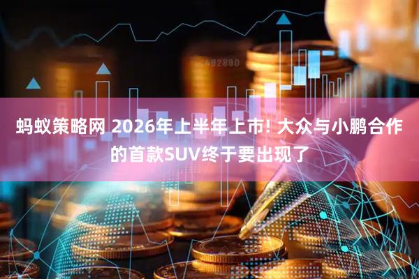 蚂蚁策略网 2026年上半年上市! 大众与小鹏合作的首款SUV终于要出现了